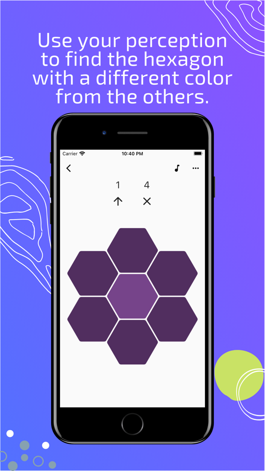 #2. Different Hexagon Color - Game (iOS) 由: Wiliam Goncalves Pinto