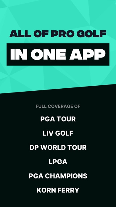 GLF: Golf Live Scores & News Screenshot