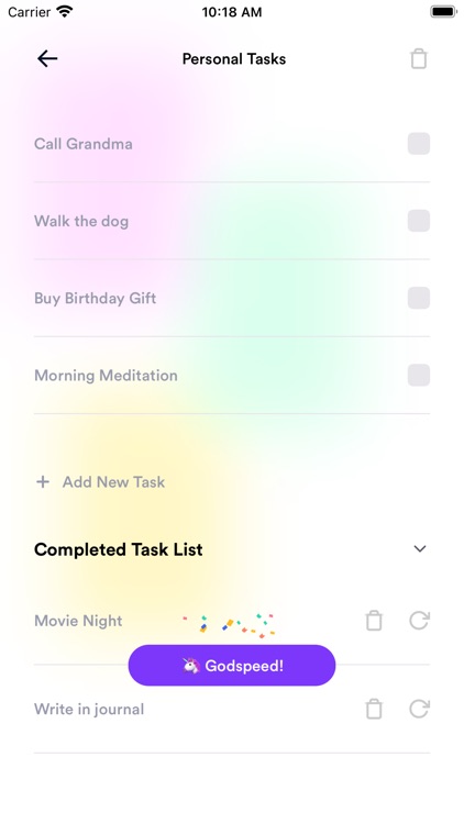 To Do App:Task, Project, Event