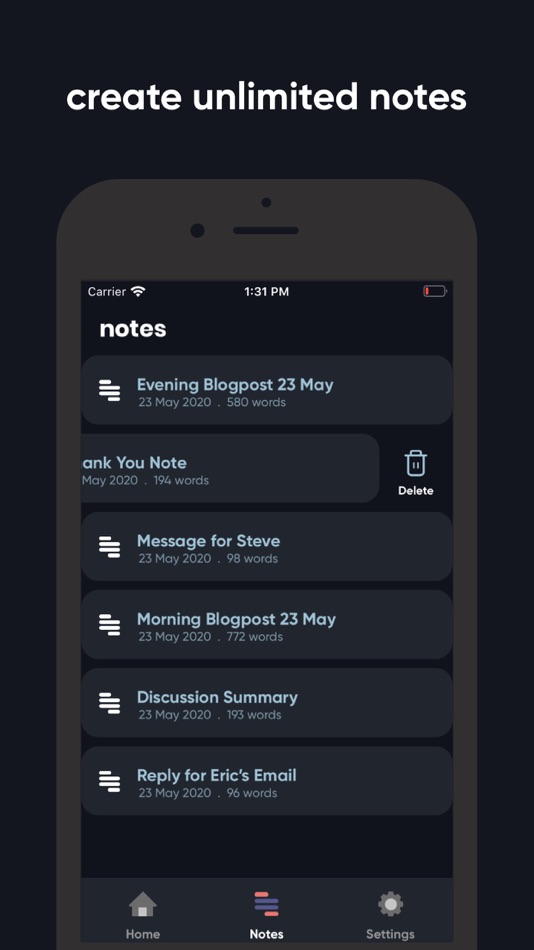 #4. Transcribe: Accurate Dictation (iOS) 由: Gaurav Babbar