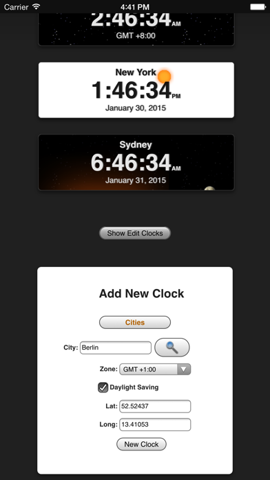 World Clockr screenshot1