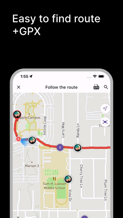 LAT - Trek, Hike, Ride and Run Screenshot