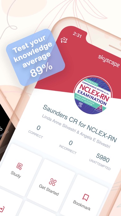 Saunders Comp Review NCLEX RN Screenshot