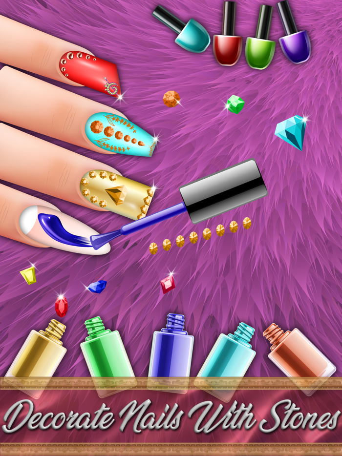 Acrylic Nail Salon Girls Games