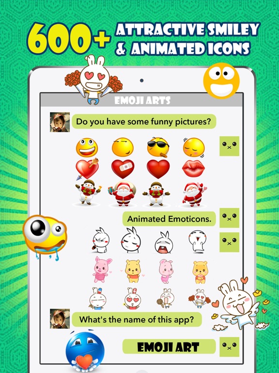 Emoji Keyboard - Gif Stickers iPad screenshot 4 - Reference app