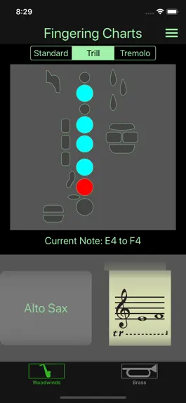 Game screenshot Instrument Fingering Charts hack
