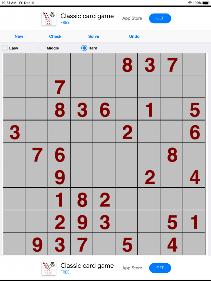 Funny Sudoku - Classic version