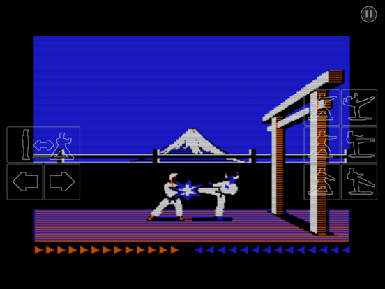 Karateka Classic iPad app afbeelding 1