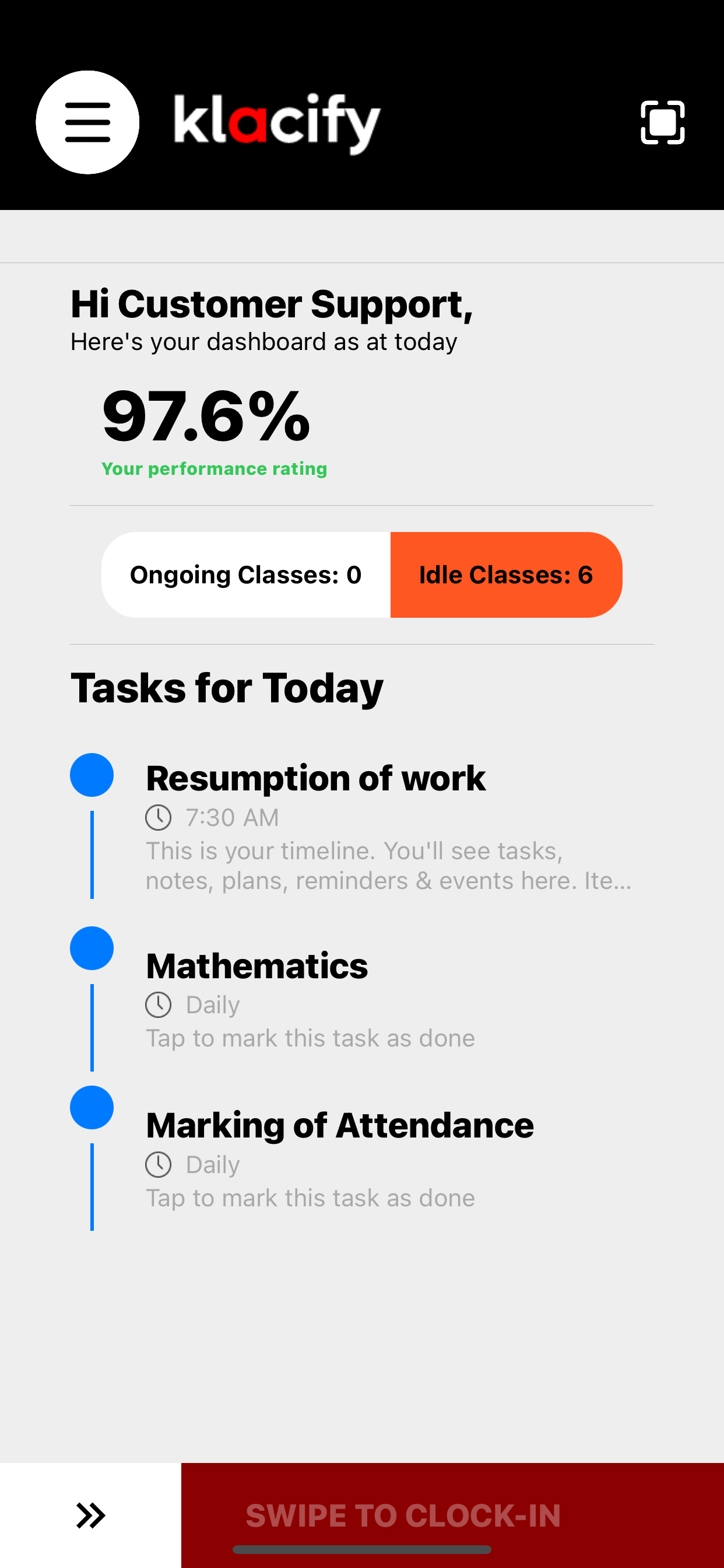 Klacify App