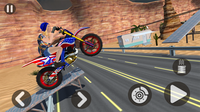 Dirt Bike Stunt Unchained Race