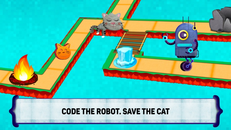 Code the Robot. Save the Cat