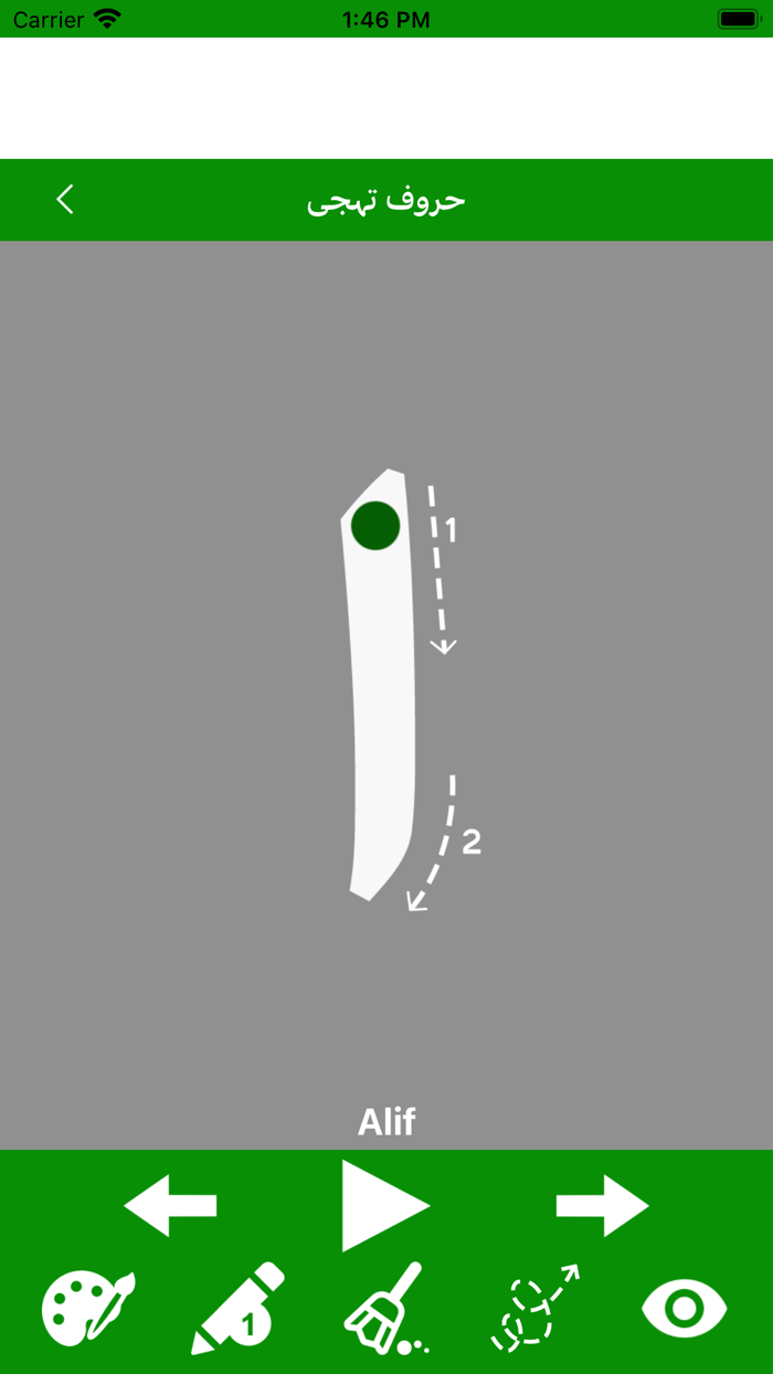 Write Urdu Alphabets