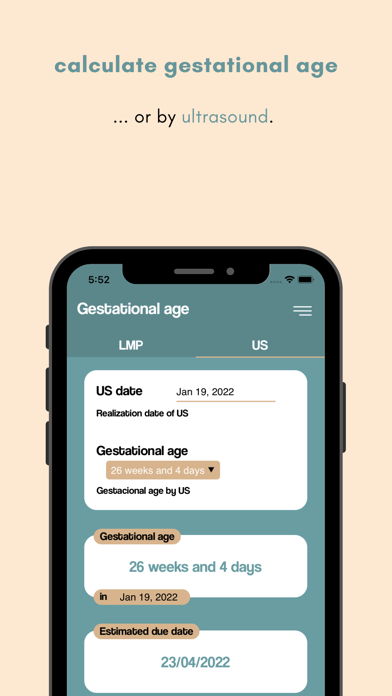 Pregnancy dating Screenshot