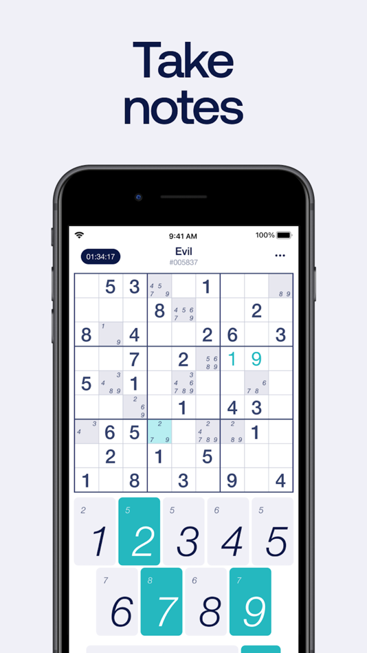 #2. Sudoku ⋅ (iOS) 由: Agnes Frances