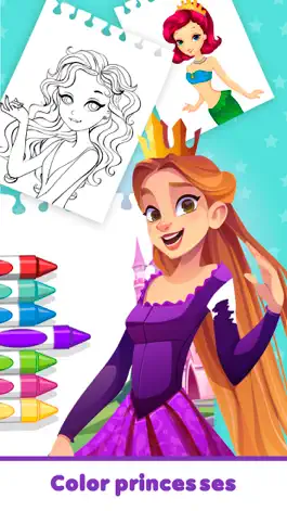Game screenshot Paint Princess - Coloring Book mod apk