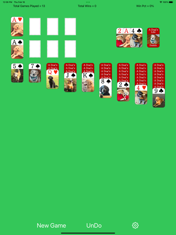 Screenshot #4 pour Dog's Life - Double Solitaire
