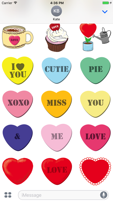 Valentine's Day Stickers Love Screenshot