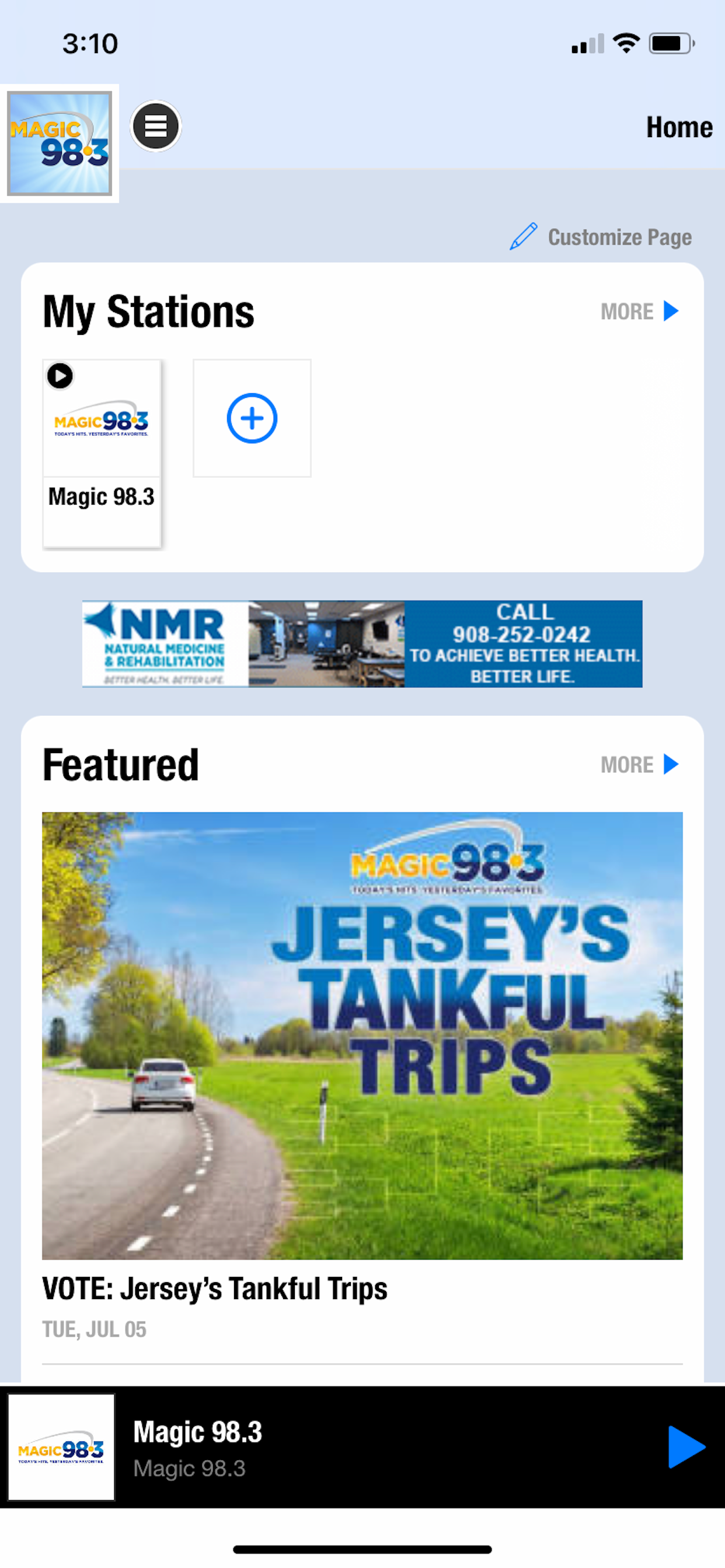 Magic 98.3 App