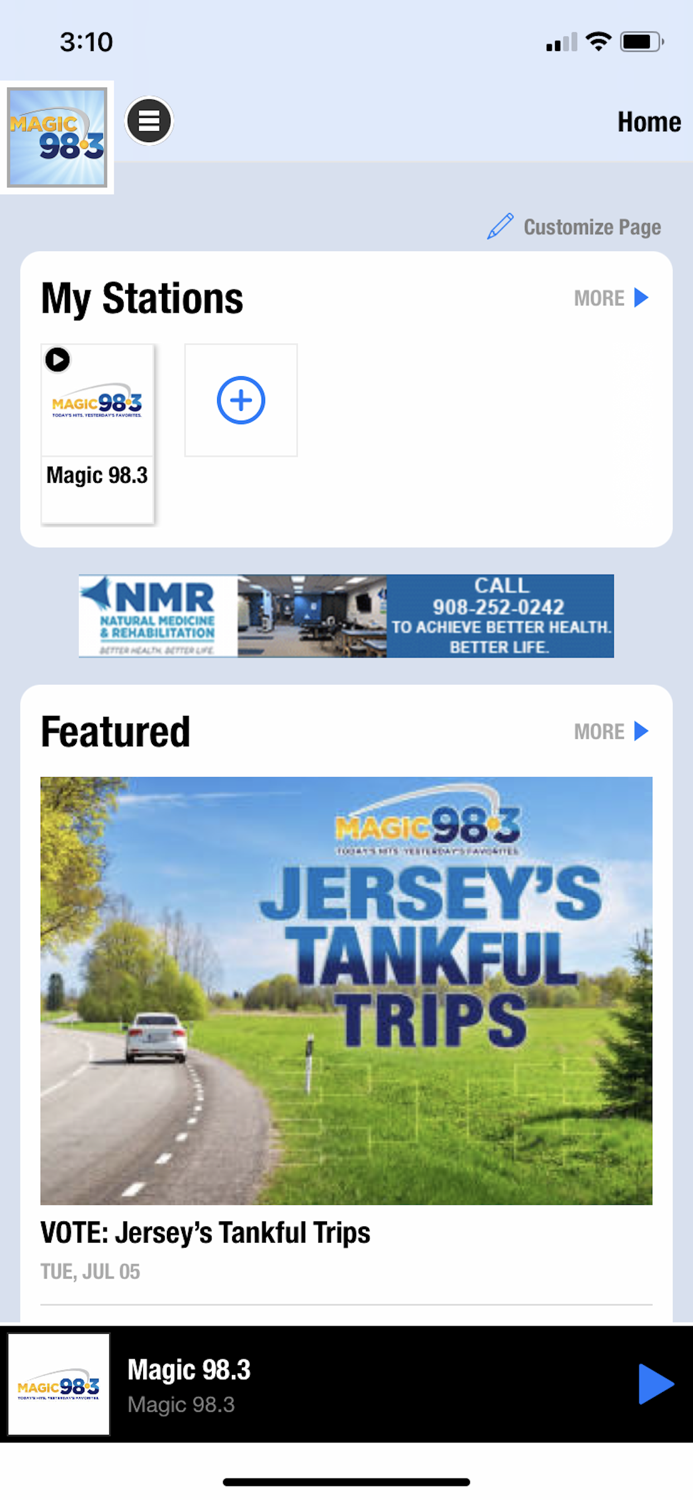Magic 98.3 App