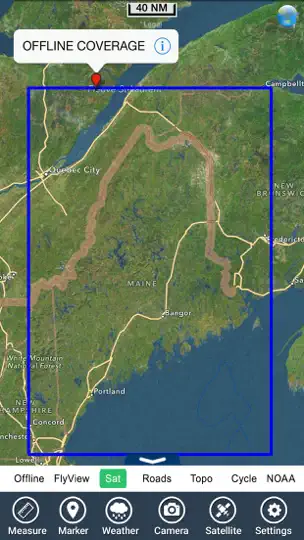 Maine Lakes - GPS Fishing Maps iPhone Screenshot 5