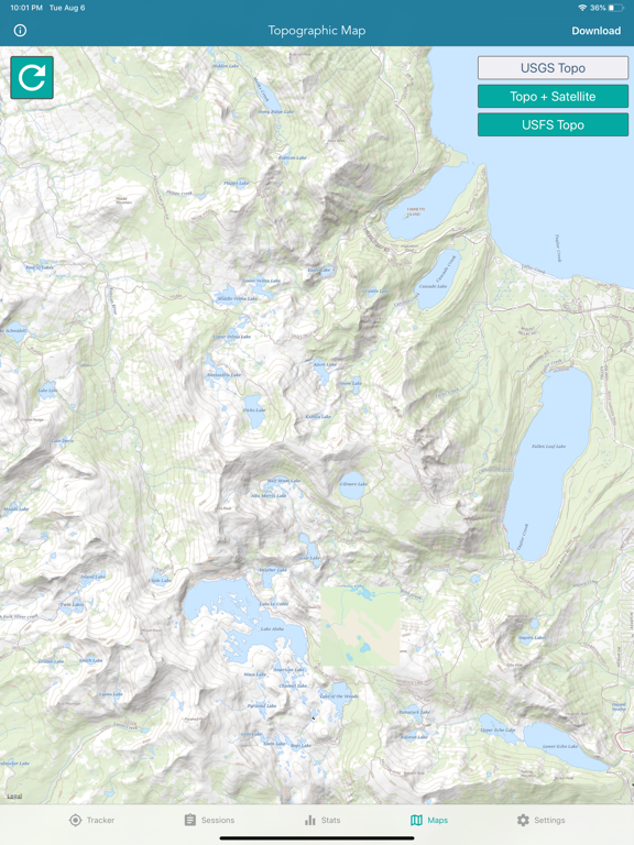 Screenshot #1 for Topographic Maps & Trails
