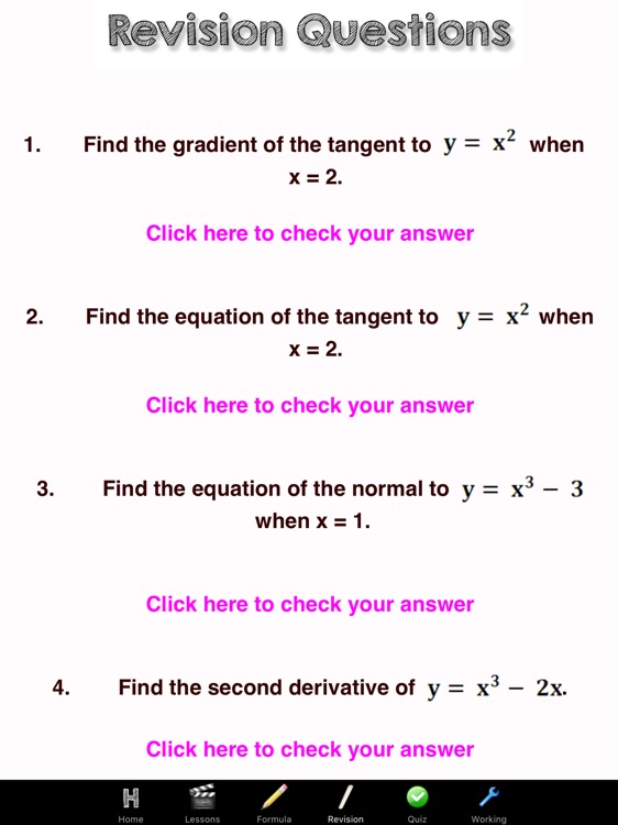 Calculus Differentiation screenshot-4