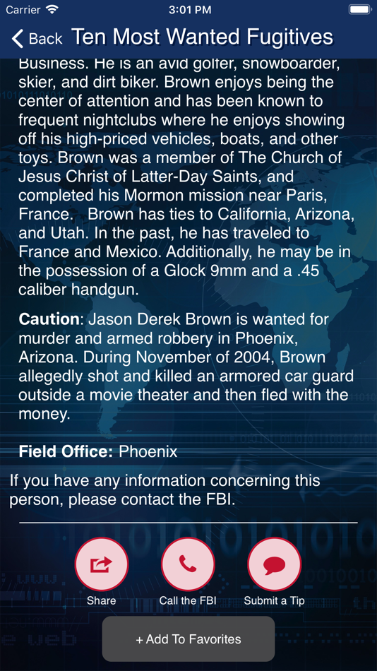#3. FBI Wanted (iOS) 由: Federal Bureau of Investigation