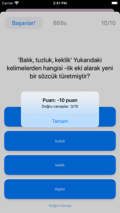 Test Merkezi İlkokul 3.Sınıf Screenshot