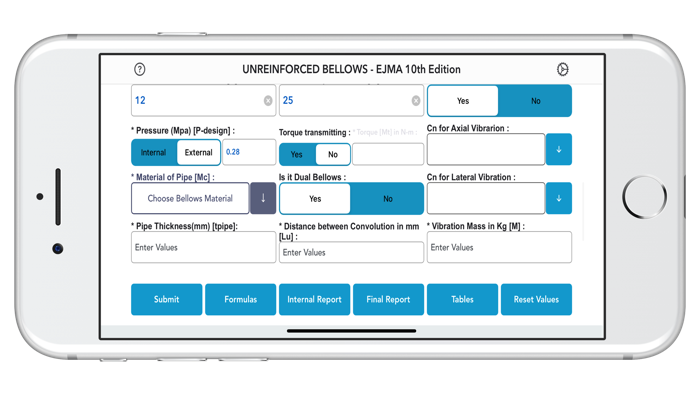 Bellows Design Software