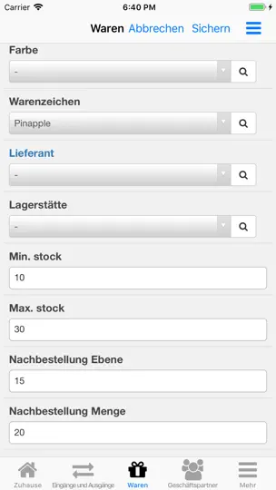 Screenshot von Der Nano-Lager auf dem iPhone 4