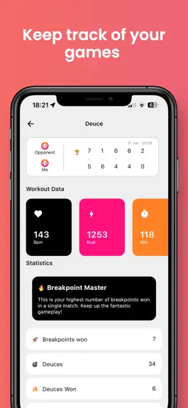 Game screenshot Deuce - Padel Scorekeeper apk