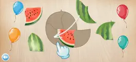 Game screenshot Kids puzzle games - learn food apk