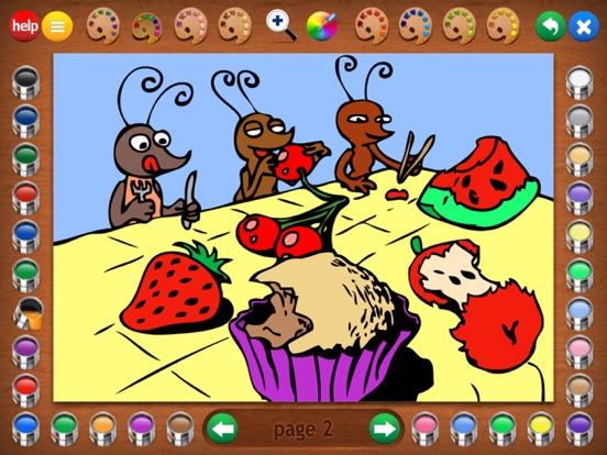 Screenshot #4 pour Silly Scenes Coloring Book