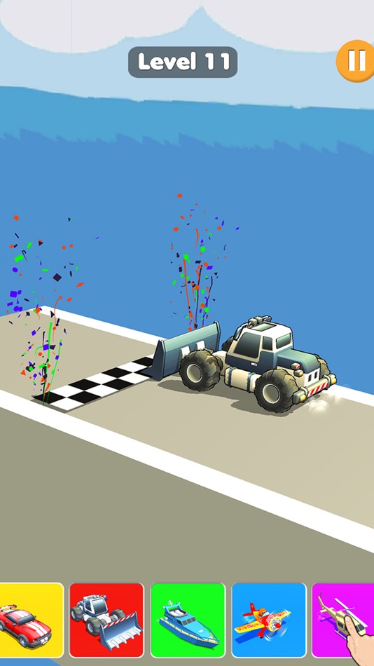 #4. Shape Shift Car Drive 3D (iOS) By: Muhammad Ali