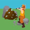 宝石の発掘 ASMR -鉱石や鉱物、化石を探す採掘ゲーム - iPadアプリ