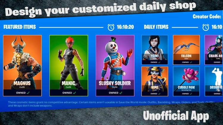 Daily Shop Maker - FortShop