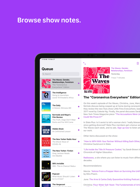 Screenshot #4 pour Podest Podcast Player
