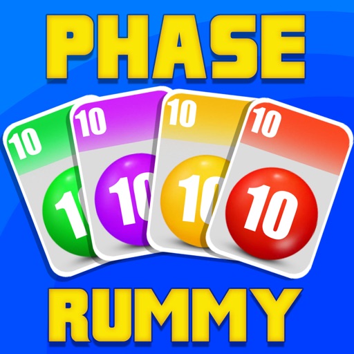 Phase rummy Classic card party icon