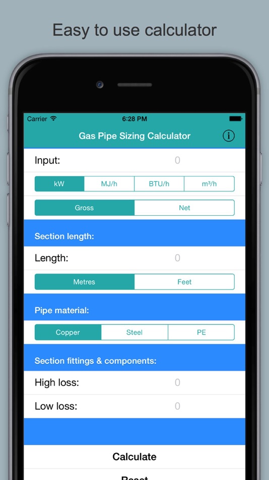 #1. Gas Pipe Sizing Calculator (iOS) 由: Mr Combi Training