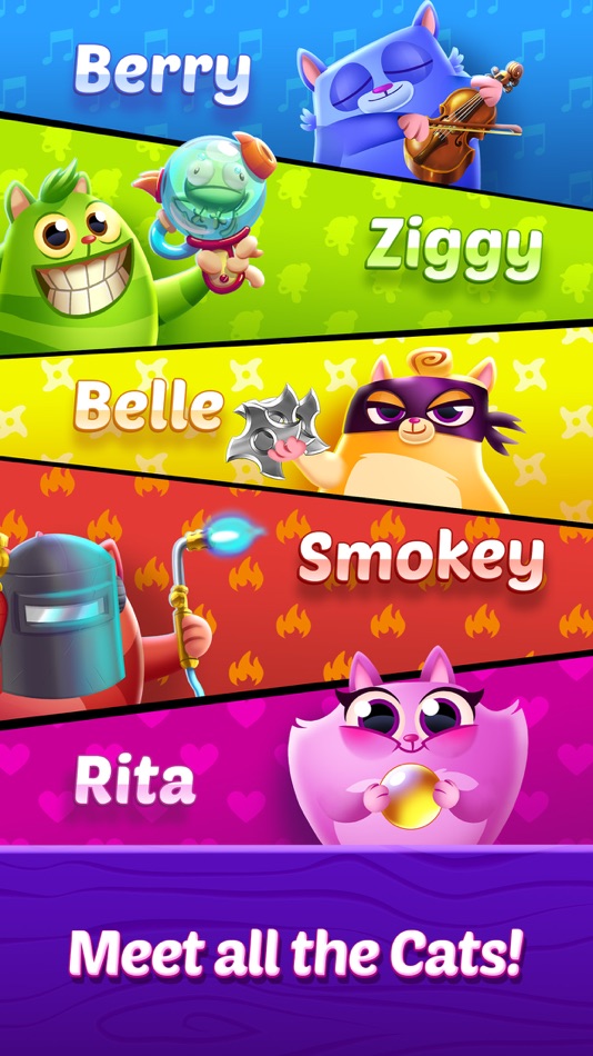 #6. Cookie Cats Pop (iOS) 来自: Tactile Games ApS