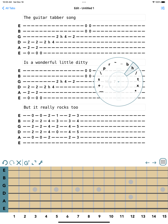 Screenshot #5 pour Guitar Tab Maker
