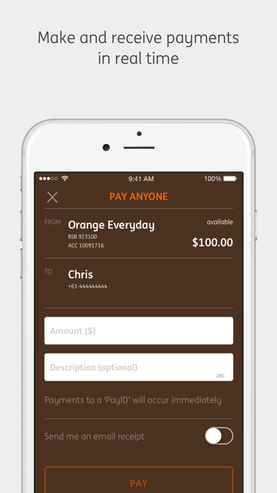 ING Australia Banking Screenshot