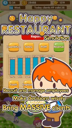 Happy Restaurant Sim screenshot 1