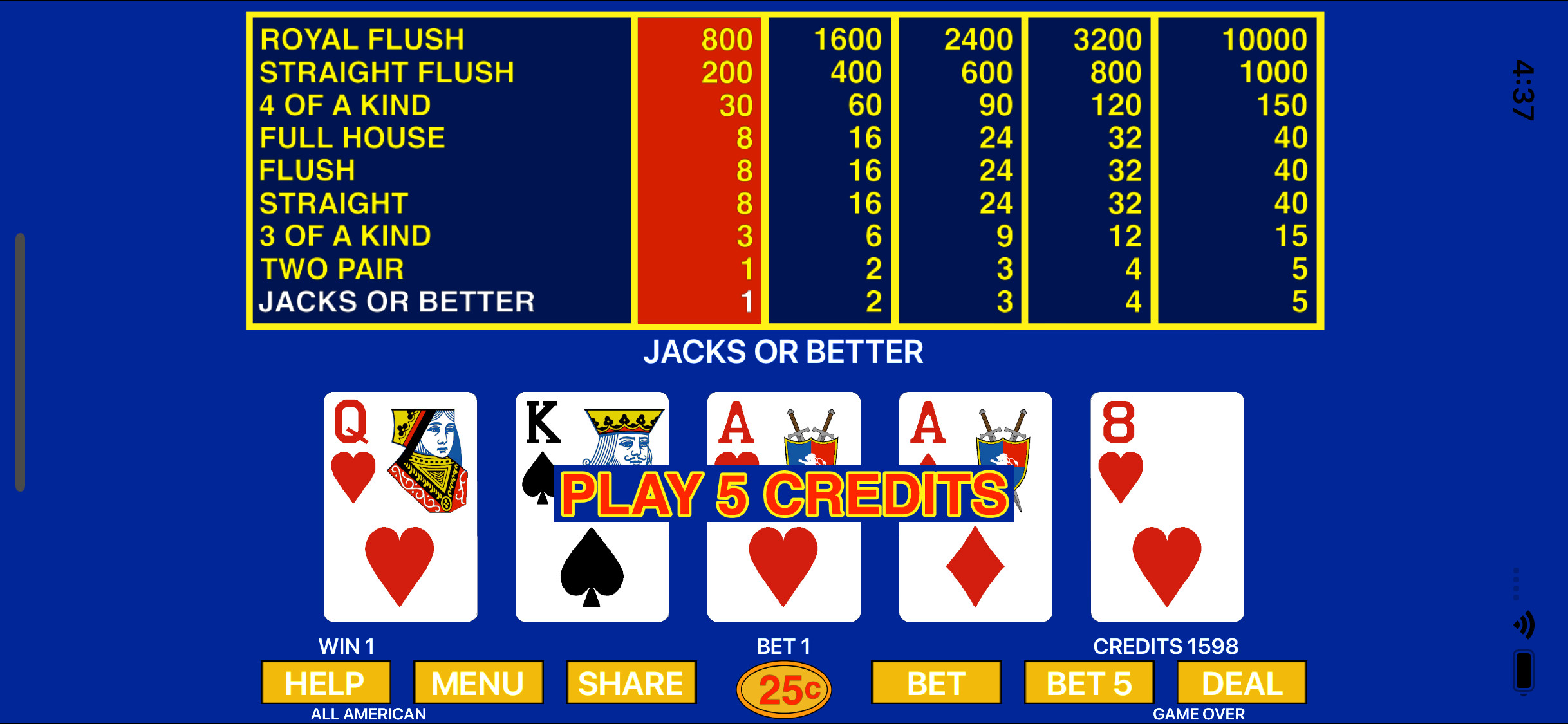All American - Poker Game