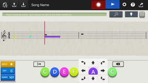 Chordana Composer screenshot