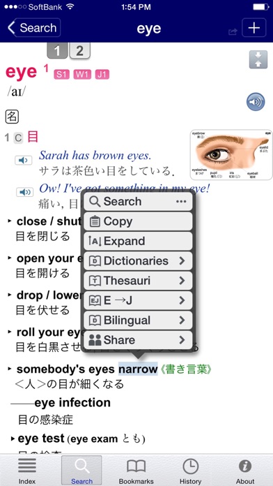Longman E-J Dictionary Screenshot