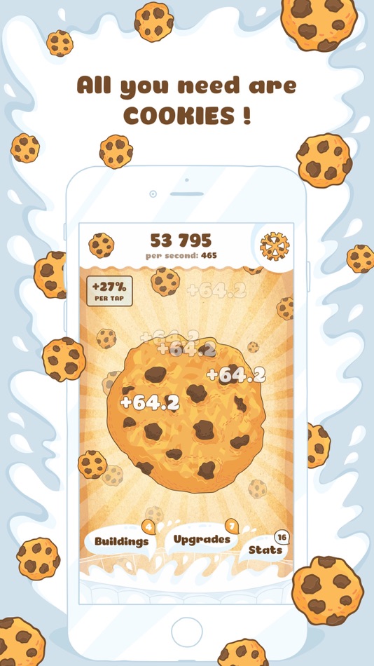 #1. Cookies! Idle Clicker Game (iOS) 来自: Oleksandr Yatsenko