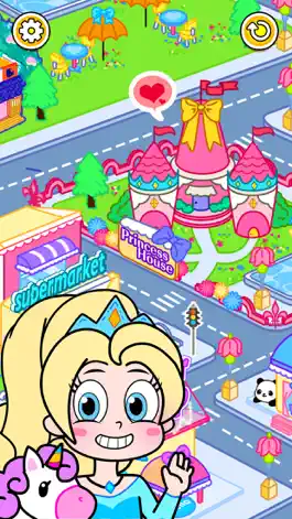 Game screenshot Princess Town Life World Games mod apk