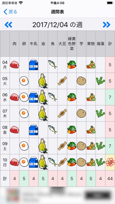 10食品群チェッカーお手軽版のおすすめ画像3