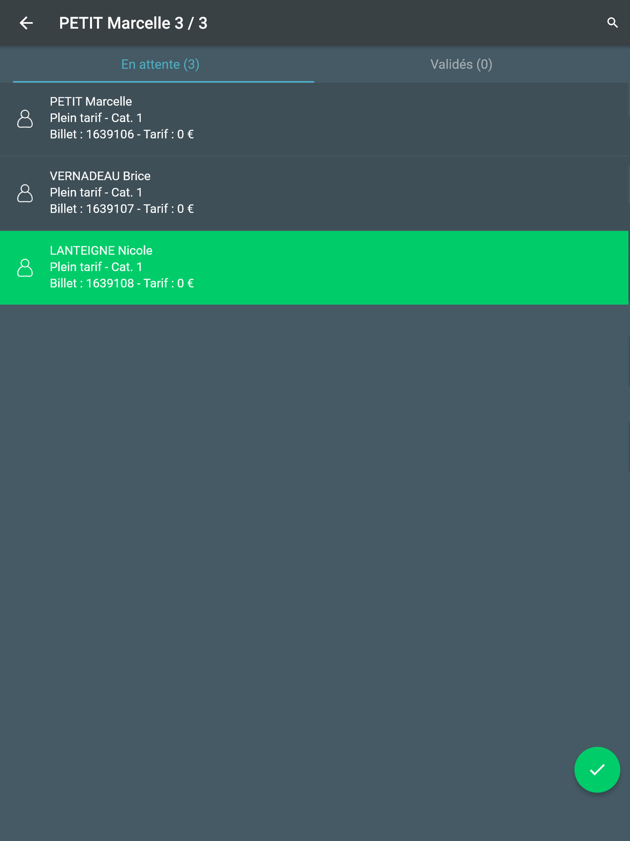 Scan WebGazelle Billetterie screenshot 8